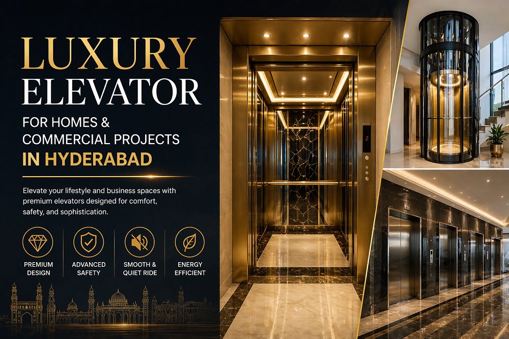 Luxury Elevator For Homes & Commercial Projects In Hyderabad