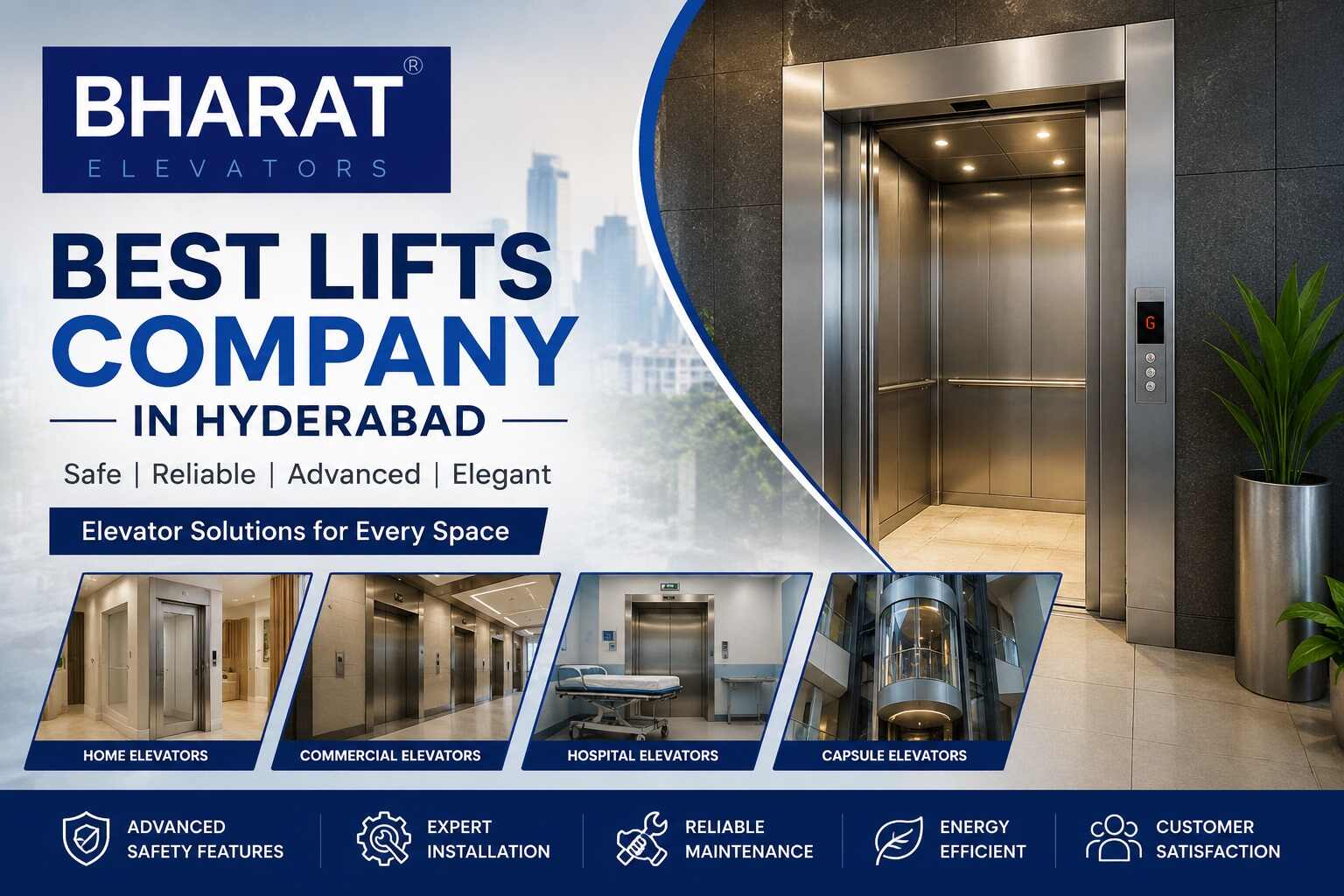 Best Lift Company In Hyderabad - Bharat elevators