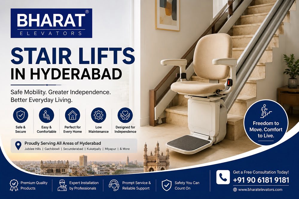 Stair Lifts in Hyderabad - Bharat Elevators