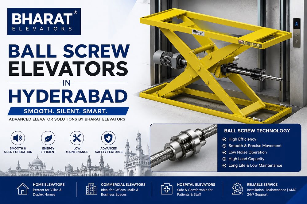 ball screw elevators in hyderabad
