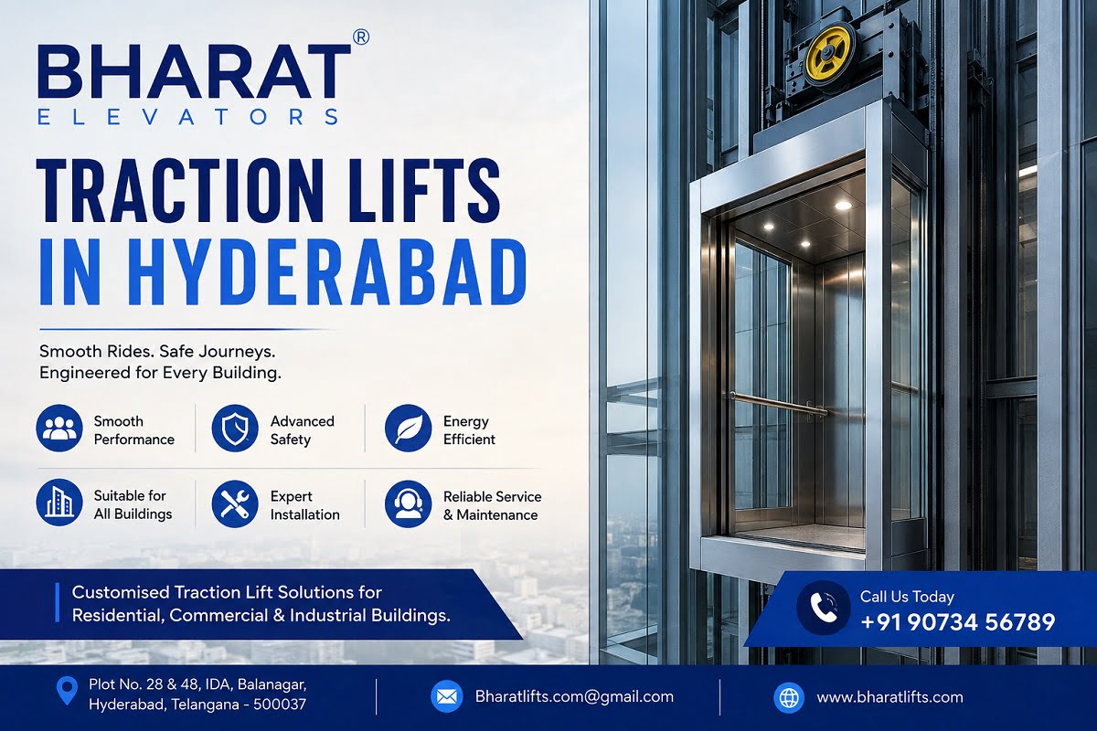 Traction Lifts in Hyderabad - Bharat Elevators